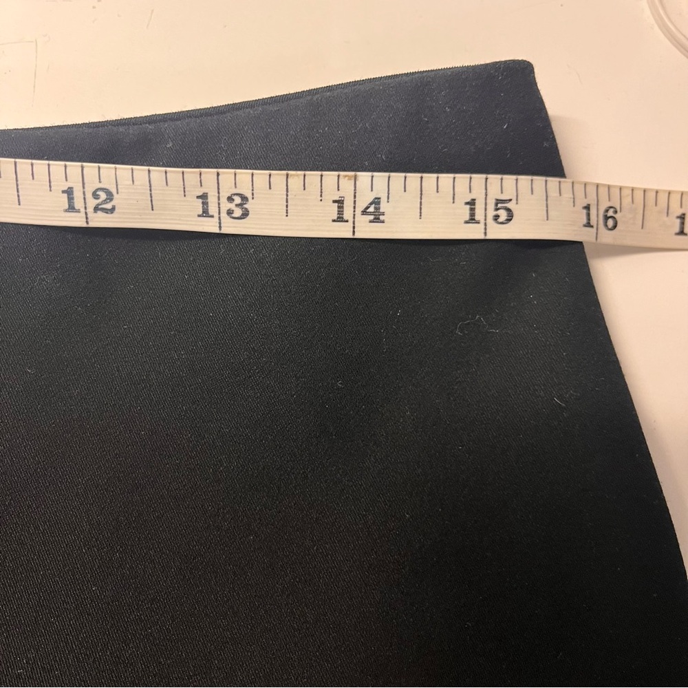 Joseph Ribkoff High Waisted Front Zip Black Dress Pants Straight Leg, size 10 - Picture 10 of 12